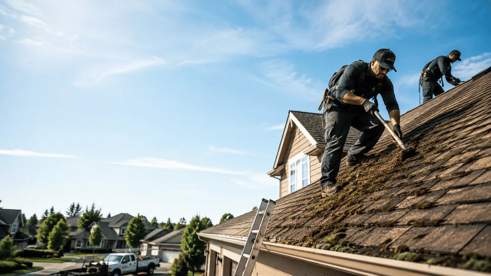 Roof Moss Removal in Getzville, NY near me